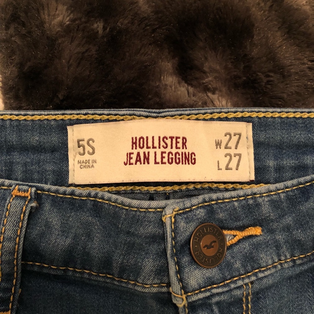 Light washed denim jeggings